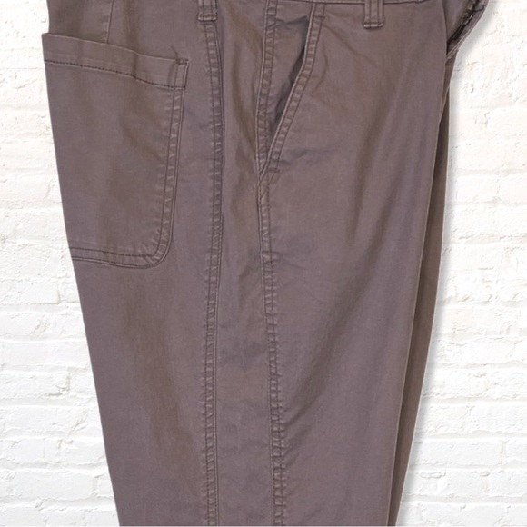 OLD Navy Womens Brown Khaki Pants Size 4 Cotton Vintage Wash High Rise - Picture 6 of 9